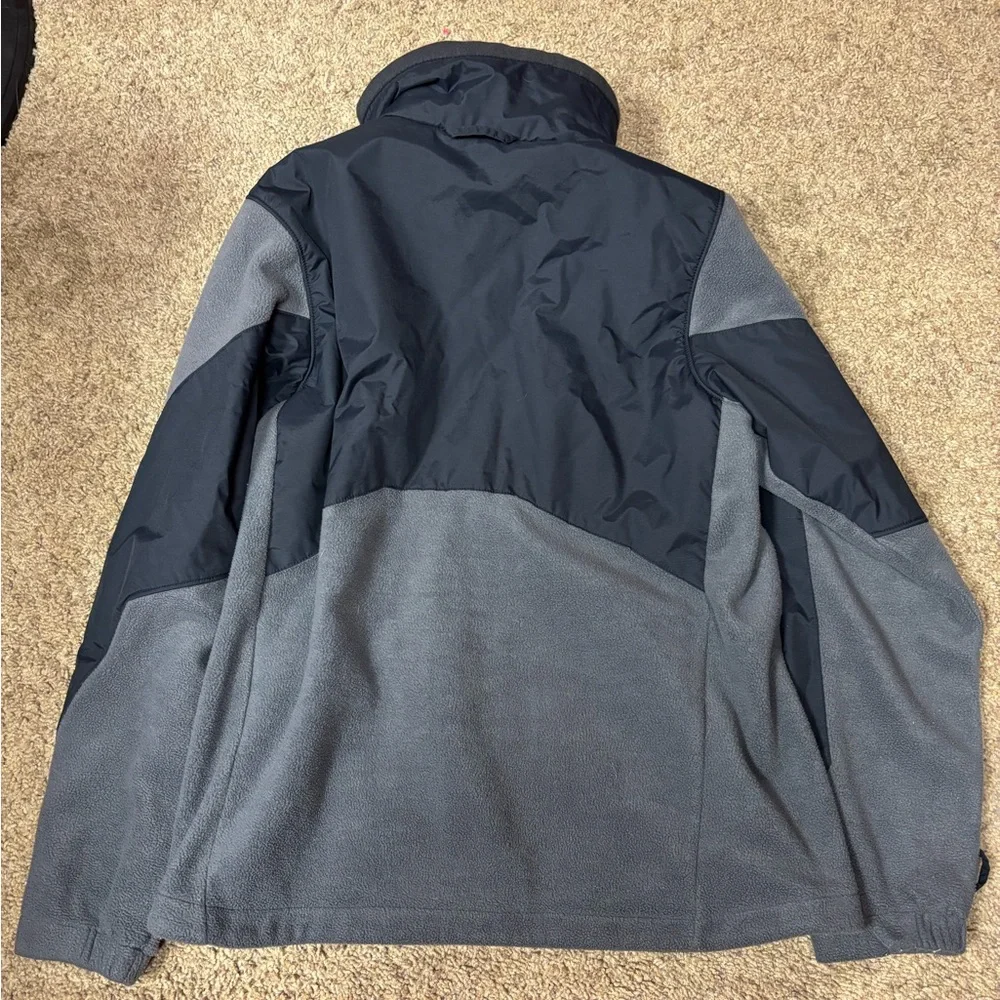 Columbia Boys Black and Gray Performance Jacket with Blue Accents - Picture 4 of 4
